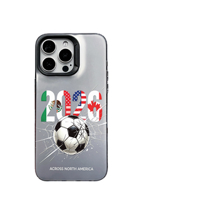<span class=keywords><strong>Coque</strong></span> antichoc en TPU mat avec cadre de protection d'objectif, motif drapeau Amérique du Nord Football 2026, pour <span class=keywords><strong>iPhone</strong></span> 17 16 15 14 13 <span class=keywords><strong>Pro</strong></span> Max - Product Image 6