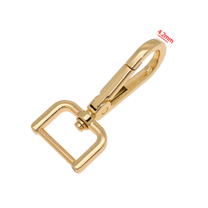 Gancho giratorio de buena calidad, hebilla giratoria de gran tamaño, lazo cuadrado, Clip para perro resistente, suministro de grabado personalizado/Logotipo láser - Product Image 2