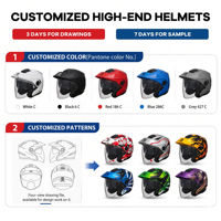 Casque de moto unisexe le plus populaire, à visière relevable trois-quarts, avec visière, homologué DOT, sûr pour adultes