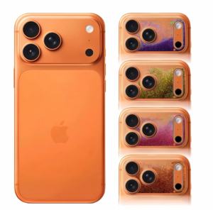 Film de <span class=keywords><strong>protection</strong></span> d'objectif pour iPhone 17 Pro Max, design sable dynamique à paillettes, film protecteur 3D pour Apple - Product Image 5