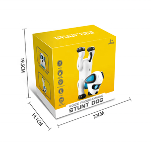 최고 순위 원격 제어 스턴트 강아지 노래 댄스 전자 애완 동물 개 RC 로봇 스턴트 강아지 프로그래밍 가능한 Rc 로봇 장난감 - Product Image 3