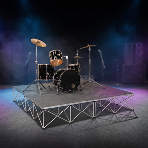Plateforme de scène DJ Spider Riser pour performance et assemblage de scène - Product Image 1