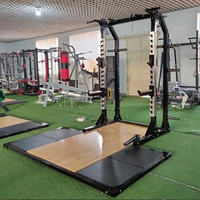 Plataforma de Entrenamiento de Fuerza con Soporte para Sentadillas de Acero Inoxidable para Gimnasio, Equipo de Gimnasio Comercial