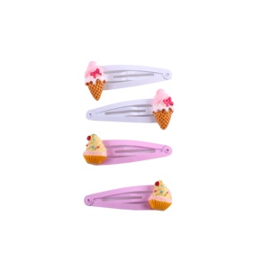 Ensembles de pinces à cheveux en tissu motif étoile mignonnes et populaires, petites pinces à cheveux à paillettes arc-en-ciel pour filles, 2 paires/ensemble, pour les fêtes - Product Image 6