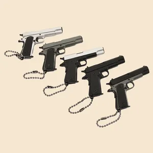 New Design 7CM 1911 Mini All Metal Keychain Hot Sell Toy Gun 1911 With Bullets