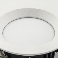 Spot encastré LED moderne en aluminium pour hôtel commercial, dimmable, anti-éblouissement, sans cadre, spot de plafond