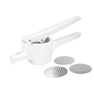 Metaltex Multi Purpose Press With 3 Stainless Steel Inserts For Mashing And Grating - Product Image 1