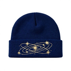 ZEDDISH CLOTHING Gorros de Lana 100% Personalizados de Primera Calidad para Hombre y Mujer, Gorros de Punto Modernos para Invierno, Gorro Cálido y Elegante con Diseño Sólido - Product Image 1