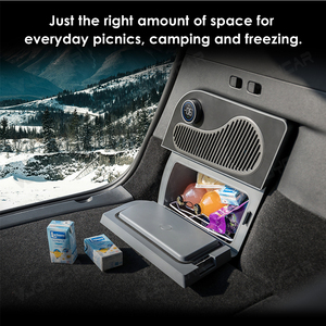 VJOYCAR <span class=keywords><strong>frigorifero</strong></span> <span class=keywords><strong>per</strong></span> auto Tesla modello Y Trunk 12 Volt portatile <span class=keywords><strong>frigorifero</strong></span> 16L capacità compressore raffreddamento viaggio campeggio - Product Image 2