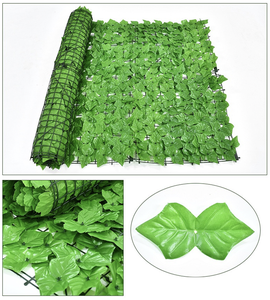 Écran de confidentialité renforcé <span class=keywords><strong>pour</strong></span> les articulations, 39x118 pouces, clôture décorative en lierre artificiel, empêche les feuilles de tomber, produit végétal artificiel amélioré - Product Image 3