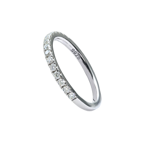 Anello Classico Resistente all'Acqua con Moissanite D Color VVS Taglio Brillante Rotondo in Argento Sterling 925 per Donna e Uomo - Product Image 5