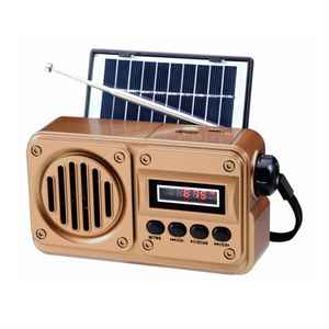 Portable Solar Emergency FM AM SW Radio with <b>USB</b> TF MP3 Player and Digital Display - Product Image 1
