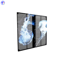 Pantallas LED Transparentes y de Hielo para Interiores/Exteriores (Alto Brillo P3.91-7.82) para Tiendas Minoristas, Centros Comerciales y Ventanas de Vidrio