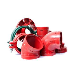 Ống chữa cháy chữa cháy hệ thống phun nước chữa cháy rãnh phụ kiện TEE khuỷu tay khớp nối mặt bích dễ uốn sắt Hướng dẫn sử dụng chất lượng cao - Product Image 4