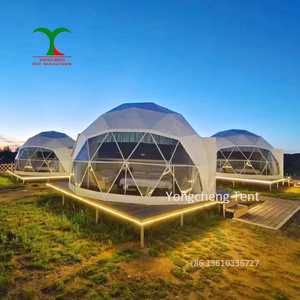Kit de tente dôme géodésique pour le glamping avec maison préfabriquée pour hôtel de luxe à vendre avec <span class=keywords><strong>sauna</strong></span> haut de gamme - Product Image 5