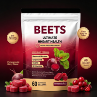 Gummies de Betterave pour la Circulation Sanguine et le Soutien du Flux Sanguin, 60 unités, Prêt à Expédier, Complément pour la Santé Cardiaque et le Bien-être, Vente Directe Usine