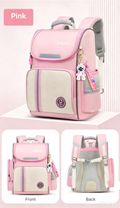 2026 Hot 4-Piece Student <b>Backpack</b> Set With Pencil Case,Tutorial Bag & Doll,Suspension Waterproof <b>School</b> Bag Wholesale Custom Log - Product Image 6