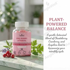 Aeglewell PMS Gummy : Complexe Vitaminique Équilibre Hormonal, Gummies de Soulagement du SPM pour Adultes - Product Image 4
