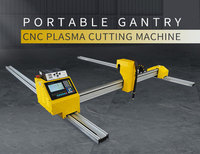 Centre de découpe plasma portatif sur portique, table de découpe plasma, découpe plasma et à la flamme pour acier au carbone et acier inoxydable