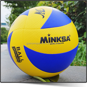 Balón de Voleibol Personalizado con su Logotipo, Tamaño 5, PVC, Cuero PU Laminado y Encolado, para Entrenamiento en Exteriores, OEM, para Uso Profesional - Product Image 1