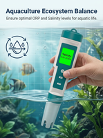 Stylo testeur de qualité de l'eau haute précision 7-en-1 : détecteur de température, ORP et résistivité pour hydroponie et laboratoire