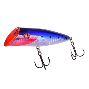 Grande bouche Popper leurres grand jeu haut eau Popper leurre de pêche appâts 3D yeux de poisson ABS dur leurres de pêche appâts de pêche en mer - Product Image 1
