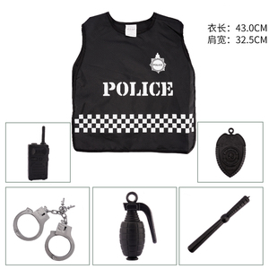 Vente chaude, jouets modernes pour enfants, outils de <span class=keywords><strong>police</strong></span>, <span class=keywords><strong>uniforme</strong></span> de policier, vêtements, costumes de carnaval fantaisie - Product Image 2