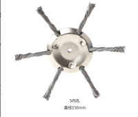 Roue de fenaison à fil de 8 pouces pour tondeuses à gazon torsadées tête de fenaison à fil de 6 pouces accessoires outils de jardin disques de brosse de désherbage