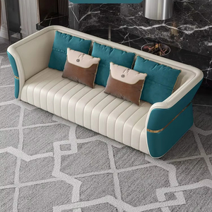 Thoải Mái Trắng Modular <span class=keywords><strong>Sofa</strong></span> Đơn Giản L-Hình Kết Hợp Cho Phòng Khách Da Chính Hãng Cho Khách Sạn - Product Image 6