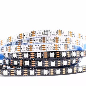 Tira de luz LED a todo Color WS2812B, parche 5050RGB, Cuenta de luz IC integrada, inteligente, programable, 5V, tira de luz de carrera de caballos mágicos - Product Image 3