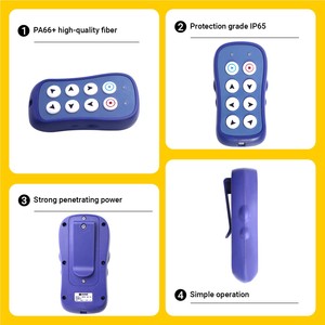 Tốt bán phản ứng nhanh chóng <span class=keywords><strong>hoist</strong></span> Crane winch công nghiệp điện đài phát thanh không dây điều khiển từ xa - Product Image 4