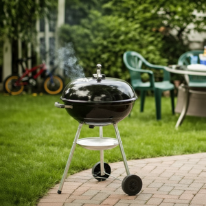 Barbecue portable Weber Jumbo Joe Premium 22 pouces, charbon de bois noir, avec couvercle verrouillable et grande surface de cuisson - Product Image 1