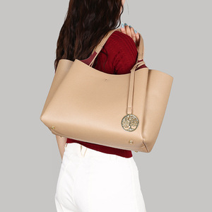 Nouveau <span class=keywords><strong>Sac</strong></span> à Main Chic Transfrontalier Grande Capacité Minimaliste Haut de Gamme en PU avec Fermeture Éclair, <span class=keywords><strong>Sac</strong></span> de Navetteur Sous le Bras, Finition Grain de Litchi Vintage - Product Image 2