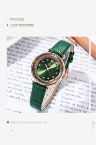 Reloj Artístico Vintage para Niñas con Estilo Minimalista Fresco para Navidad y Moda Diaria - Product Image 2