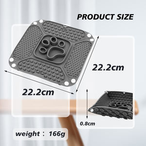 Alfombrilla de entrenamiento 2 en 1 para lamer con orificios para tratar el entrenamiento basado en recompensas - Product Image 3