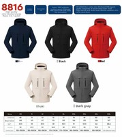 Veste d'extérieur coupe-vent imperméable avec logo personnalisé OEM ODM, veste Softshell pour l'hiver, la chasse, la randonnée et la montagne
