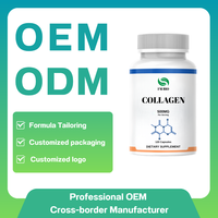 Capsules d'hydrolysat de collagène bovin 500 mg |   Type I & III |   Formule Santé Articulations & Peau Collagène Hydrolysé 500mg Capsules