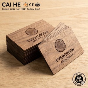 Kualitas Uni Eropa Amerika Serikat |   Bahan Kayu Ek Alami |   Kartu Perusahaan Eco-Luxury dengan MOQ Rendah - Product Image 1