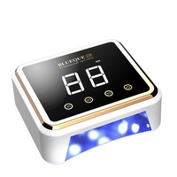 Lampe UV LED professionnelle 120W pour ongles, 30 perles, double longueur d'onde 365+405nm, capteur tactile, minuteur 30/60/120s, séchoir à gel pour salon