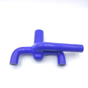 Custom Factory <b>Silicone</b> Bend Turbocharged Intake <b>Pipe</b> Automotive Shaped <b>Silicone</b> Rubber Hose with Cutting Service - Product Image 1