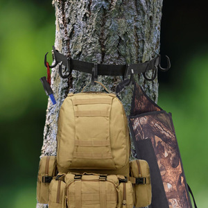 Molle Equipment 7 Slots Nylon Webbing Multi Functional Hunting Accessories For <b>Tree</b> <b>Stand</b> Gear Hook Rack - Product Image 2