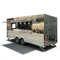 Food Truck Mobile pour le Stationnement des Stades, Offrant des Burgers, des Brats, des Nachos, de la Bière et des Combos de Snacks