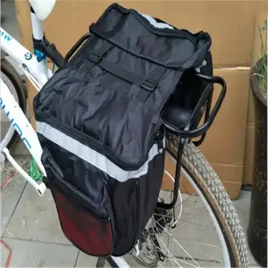 Çift raflar taşıma çantası sonra yol bisikleti dağ bisikleti için gövde taşıyıcı saplı çanta