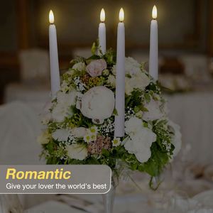 Bougie LED électronique sans flamme à piles, style pilier artificiel, avec couvercle en tissu, boîte personnalisée avec logo, idéale pour les cadeaux - Product Image 4