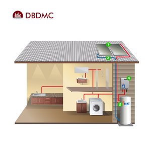 Nhỏ gọn và hiệu quả 300L áp lực năng lượng mặt trời hệ thống máy nước nóng tiết kiệm năng lượng cho nhà để xe khách sạn & ứng dụng thương mại - Product Image 5