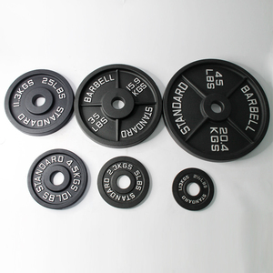 Plaque d'haltères en fonte de vente d'usine Plaques de poids d'entraînement physique Plaque de poids olimpic - Product Image 2