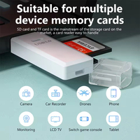 2 en 1 TF tarjeta SD lector Compatible con ordenador USB 3,0 adaptador de tarjeta de memoria lector de tarjetas inteligente Convertidor para PC portátil Accesorios