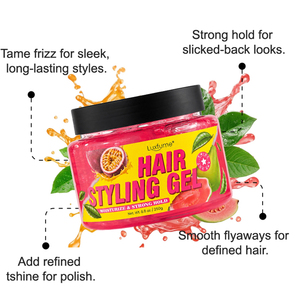 Gel Coiffant Professionnel pour Cheveux : Fixation Extra Forte pour Chignons Lisses et Coiffures Arrière Raides - Product Image 3