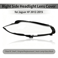 Couvre-phare pour Jaguar XF 2012-2015, coque de phare LED de voiture, remplacement de la vitre de phare avant, masque transparent, accessoires