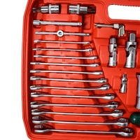 Ensemble d'outils de réparation automobile de 216 pièces, comprenant des clés, des douilles et des embouts ; un ensemble très vendu